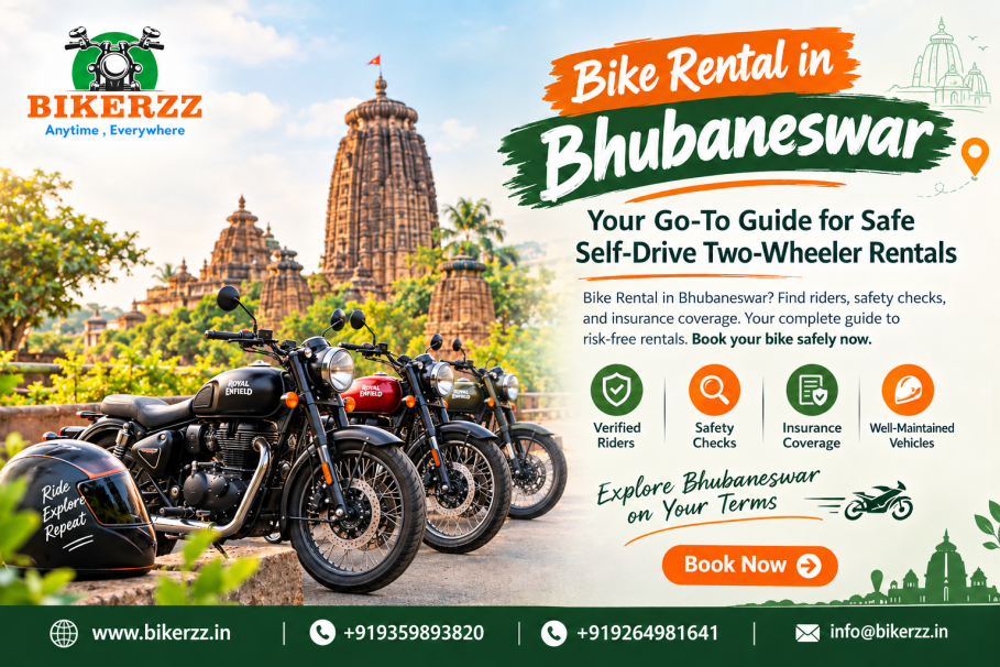 Bike Rental in Bhubaneswar: Your Go‑To Guide for Safe Self‑Drive Two‑Wheeler Rentals